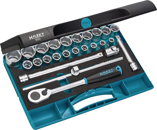 Steckschlüsselsatz 900 25tlg.1/2 Zoll SW 10-32mm Z.90 6KT HAZET