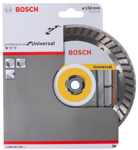 Bosch Diamanttrennscheibe Standard for Universal Turbo D.150mm Bohrungs-D.22,23mm