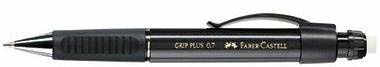 Faber-Castell Druckbleistift GRIP PLUS 130733 0,7mm metallic-schwarz