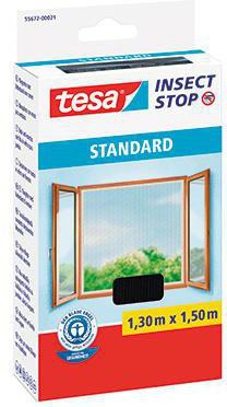 tesa Fliegengitter standard 55672-00021 1,3x1,5m anthrazit
