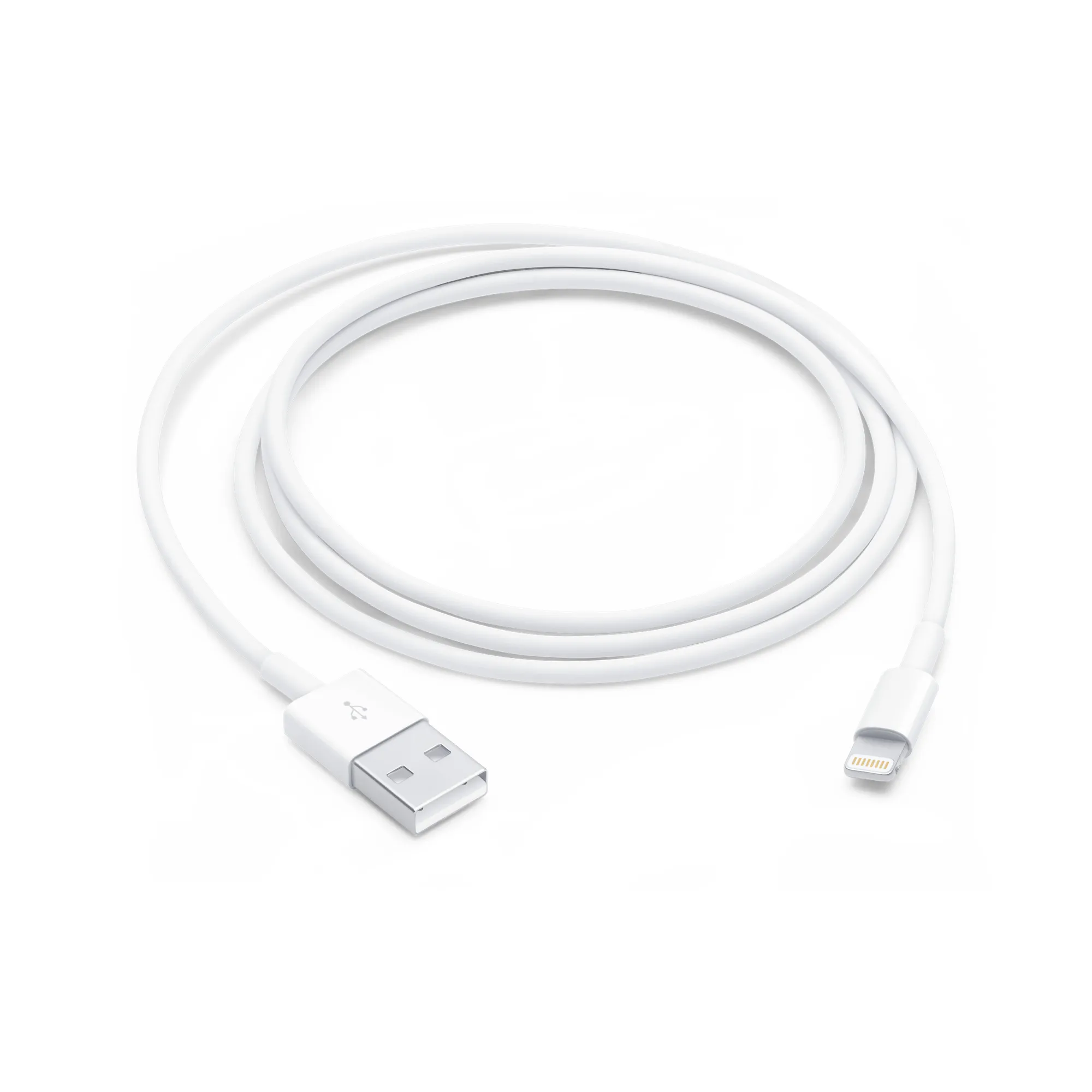 Apple Lightning auf USB Kabel, Weiß, 1m