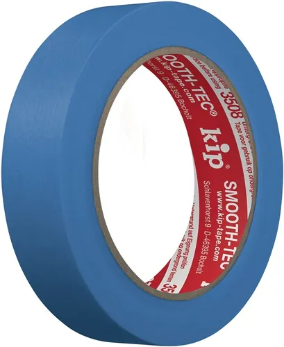 Glattkreppband 3508 SMOOTH-TEC® glatt blau L.50m B.24mm KIP