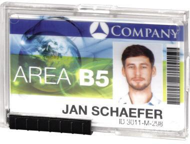 DURABLE Kartenhalter PUSHBOX TRIO 892019 10 St./Pack.
