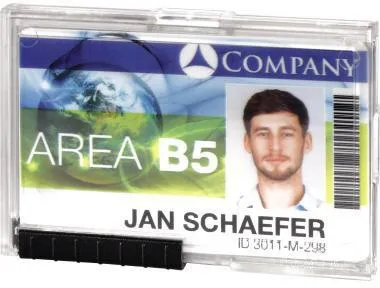 DURABLE Kartenhalter PUSHBOX TRIO 892019 10 St./Pack.