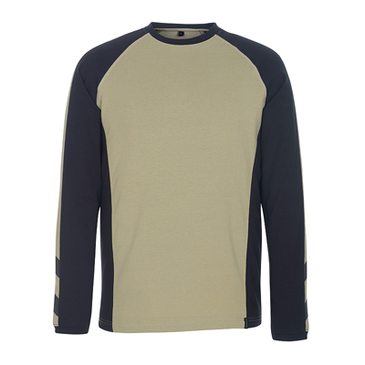 MASCOT T-Shirt langarm BIELEFELD hellkhaki/schwarz (50568-959) MASCOT T-Shirt langarm BIELEFELD hellkhaki/schwarz (50568-959)