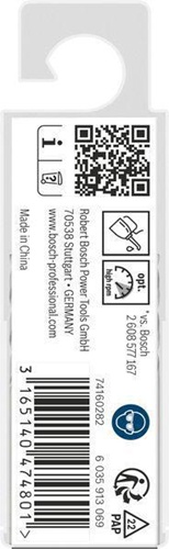 Bosch Metallbohrer PRO Metal Arbeits-L.24mm D.2,1mm L.49mm 10St.