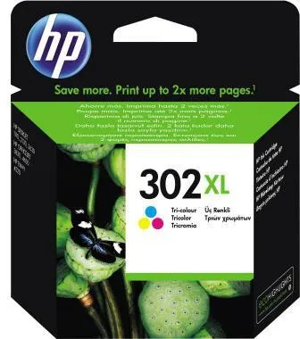 HP Tintenpatrone F6U67AE 302XL 300Seiten c/m/y