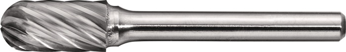 Frässtift WRC INOX D.8mm Kopf-L.20mm Schaft-D.6mm HM Verz.Normal,fein TECWERK