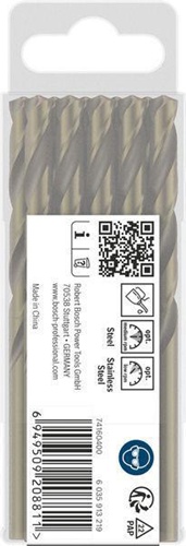 Bosch Metallbohrer PRO Stainless Steel D.6,7mm Arbeits-L.63mm L.101mm 10St.