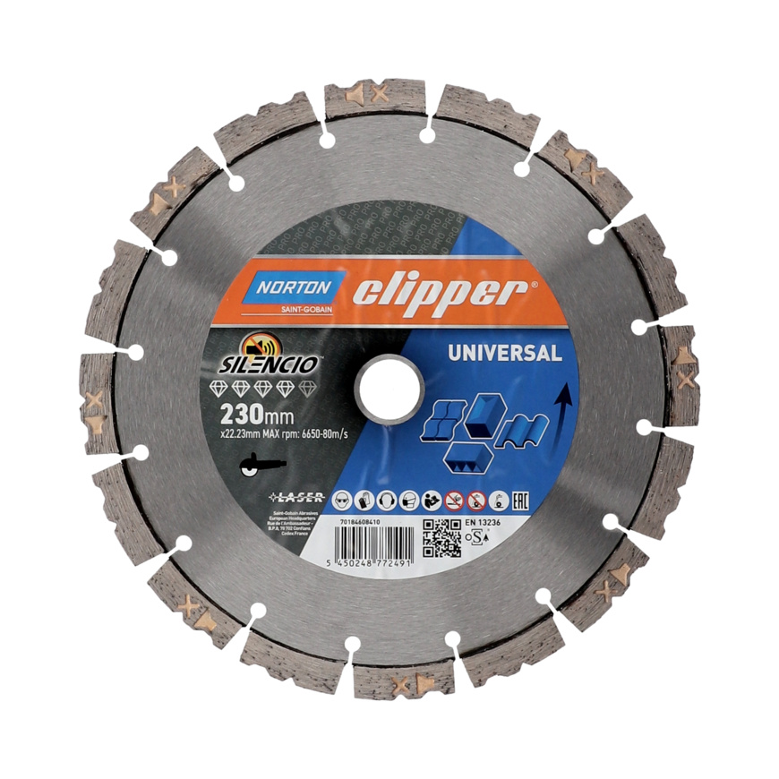 Norton Clipper Diamantscheibe PRO UNIVERSAL SILENCIO