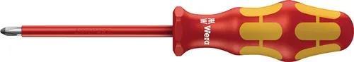 Schraubendreher 165 i Gr.PZD 2 Gesamt-L.205mm VDE isol.Lasertip‑Spitze WERA