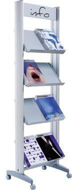 Paperflow Prospektständer 8.A4TM.35 Metall