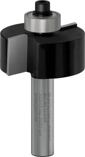 Bosch Falzfräser Standard for Wood Arbeits-L.12,7mm Schaft 8mm LxB54x9,5mm