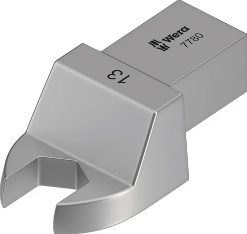 Einsteckmaulschlüssel 7780 SW 17mm 14x18mm CV-Stahl WERA
