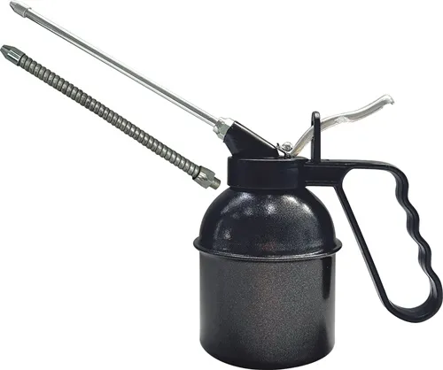 Spritzöler MSM 300 Metall 300ml anthrazit-grau Messingpumpe SAMOA HALLBAUER