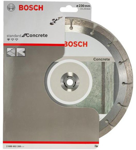 Bosch Diamanttrennscheibe Standard for Concrete D.230mm Bohrungs-D.22,23mm gesintert