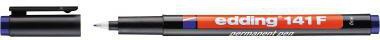edding Folienschreiber 141 F 4-141003 0,6mm permanent blau