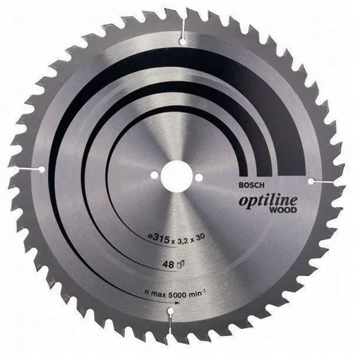Bosch Kreissägeblatt PRO Wood AD 315mm Z.48 WZ Bohr.30mm Schnitt-B.3,2mm HM