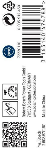 Bosch Metallbohrer PRO Metal Arbeits-L.22mm D.1,8mm L.46mm 10St.