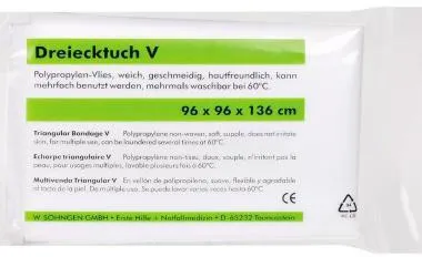 SÖHNGEN Dreiecktuch V 1010004 weiß