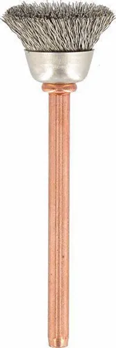 Bosch Bürste DREMEL® Arbeits-D.13mm Schaft-D3,2mm Edelstahl Drehzahl 15000 1/min