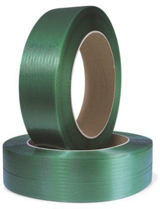 Umreifungsband Band-B19xStärke0,8mm L.1200m PES-/PET grün geprägt Kern 406mm