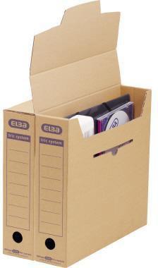 ELBA Archivbox tric System 100421087 für DIN A4 naturbraun