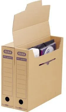 ELBA Archivbox tric System 100421087 für DIN A4 naturbraun
