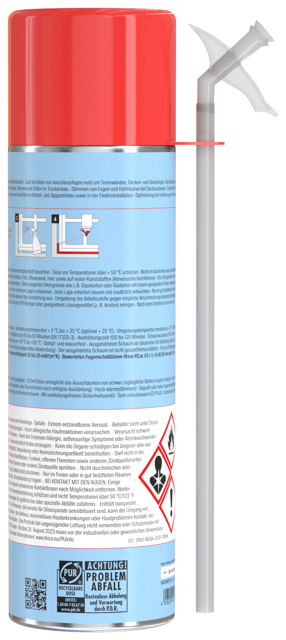 fischer Schnellmontageschaum PU S 1/500 B2
