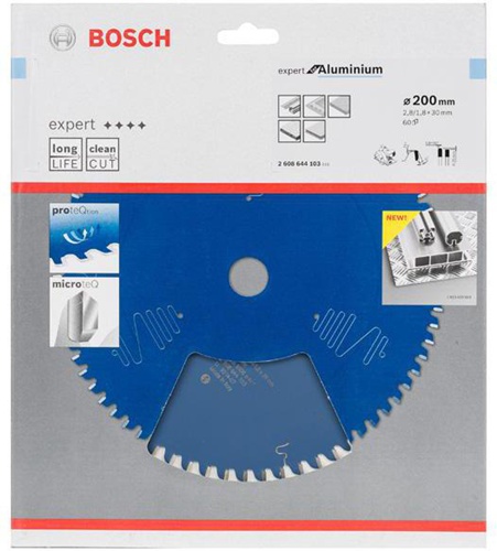 Bosch Kreissägeblatt Expert for Aluminium D.200mm Bohrung 30mm 60Zähne HLTCG