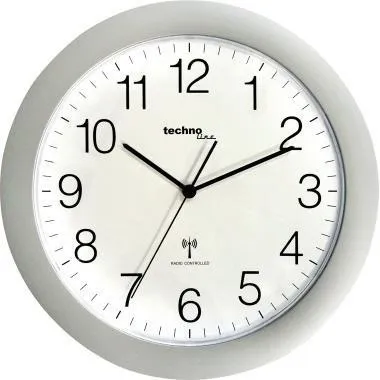 technoline Wanduhr WT 8000 silber analog