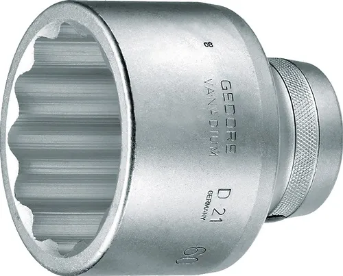 Steckschlüsseleinsatz D 21 1 Zoll 12-kant SW 60mm L.85mm GEDORE