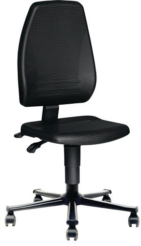 TECWERK Arbeitsdrehstuhl Rl.Integralschaum schwarz 440-620mm 