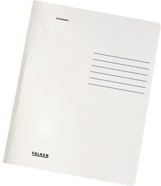 Falken Schnellhefter 26001256 A4 Karton weiß