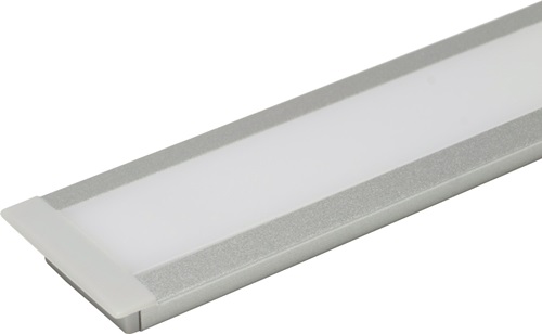 Leuchtenprofil Set London Set London Nutmaß 18x6mm Einbau Alu/KU EV1/Gefrostet