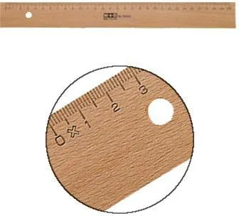 M+R Lineal 719400000 40cm Buchenholz naturbelassen