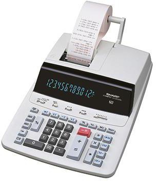Sharp Tischrechner CS-2635RH-GYSE 12Zeichen druckend Netz/Batterie ws