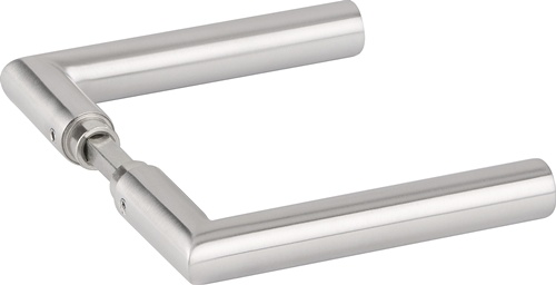 Glastürdrückerpaar 1802 BASIC 02 VA Gehrungsform 4-KT.8mm HERMAT