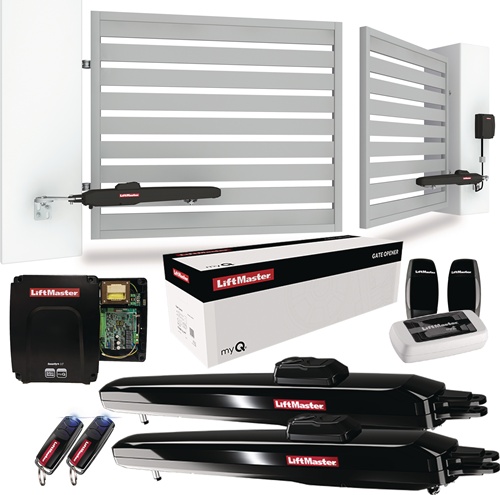 Drehtorantrieb-Set LA300EVK-MYQ 2-flügig Flügel-B.max.300cm