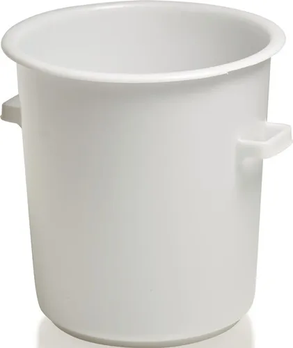 Kunststoffbehälter rd.75l HD-PE weiß D515xH530mm m.Außengriff CRAEMER