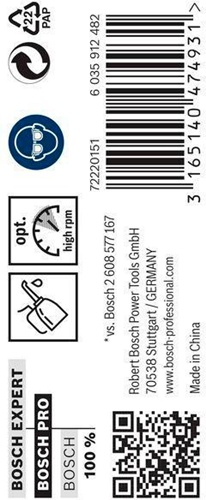 Bosch Metallbohrer PRO Metal Arbeits-L.47mm D.4,6mm L.80mm 10St.