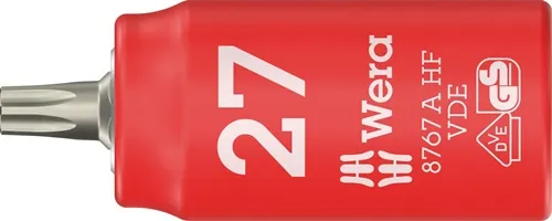 Steckschlüsseleinsatz 8767 A VDE HF 1/4 Zoll TX 27 L.36mm WERA