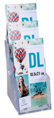 Exacompta Prospekthalter 73158D 3Fächer DIN lang