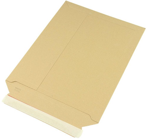 Versandtasche Maße 295x375mm B4 Gewicht 500g/qm Vollpappe braun SK TRANSPAK