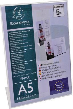 Exacompta Prospekthalter 85058D PMMA A5