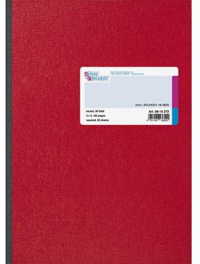 König & Ebhardt Kladde 8614272 DIN A4 kariert 96Blatt rot