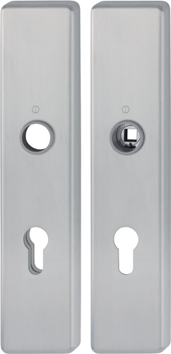 Langschildpaar E2221/2210 ma F69 PZ 72mm HOPPE