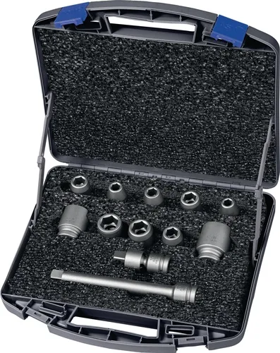 Kraftsteckschlüsselsatz 720 SG 12 OL 12-tlg.1/2 Zoll 6-kant ASW