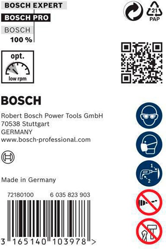 Bosch Schalungsbohrer PRO Wood D.12mm L.600mm SDS-plus HSS