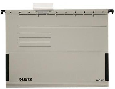 Leitz Hängetasche ALPHA 19860085 A4 Karton grau 25 St./Pack.